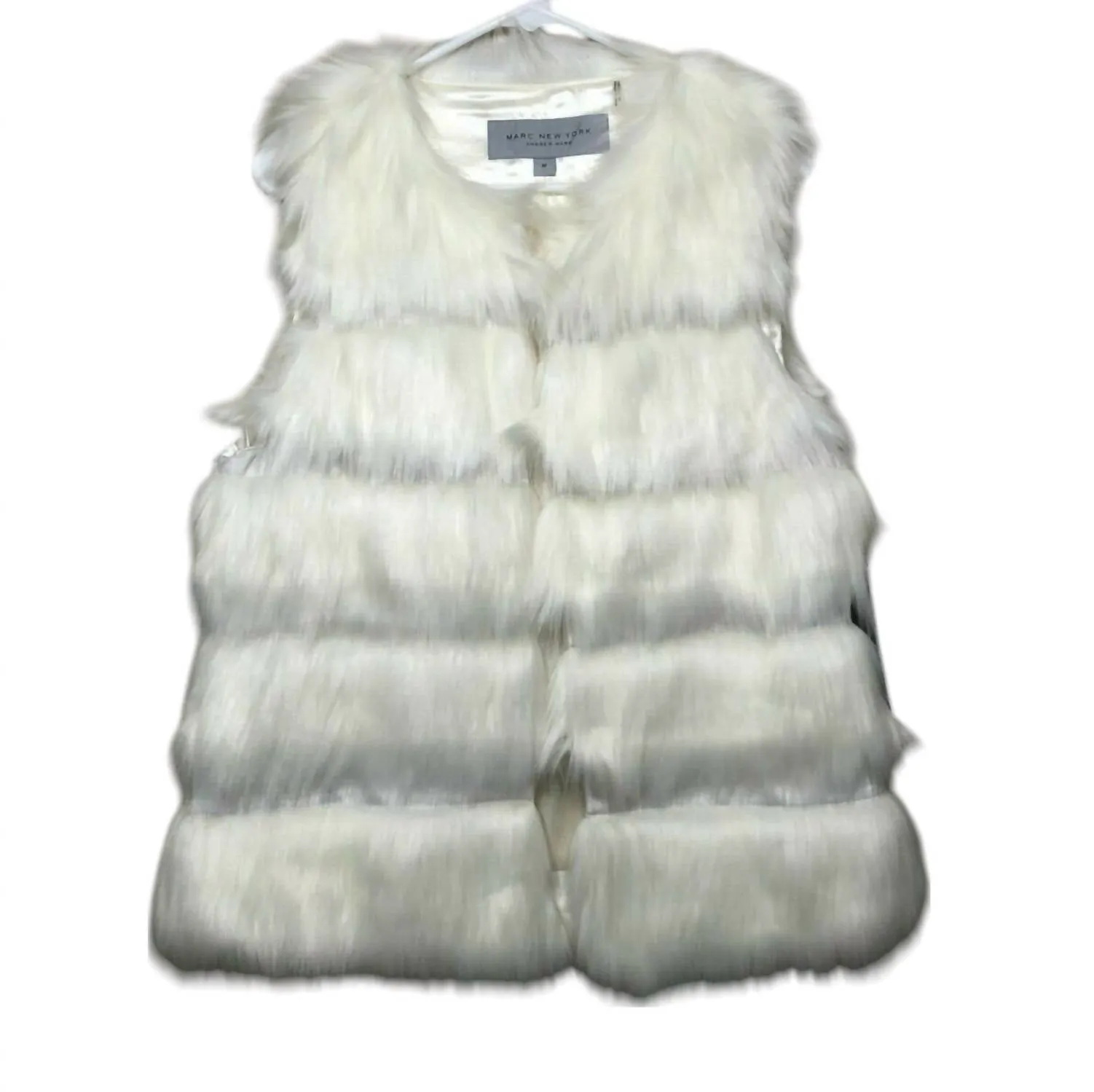Women's Faux Fur Vest In White