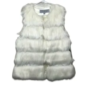 Women's Faux Fur Vest In White