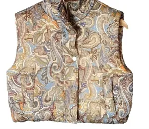 Women's Paisley Vest In Multi