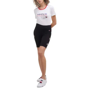 Womens Printed Fitness Bike Short