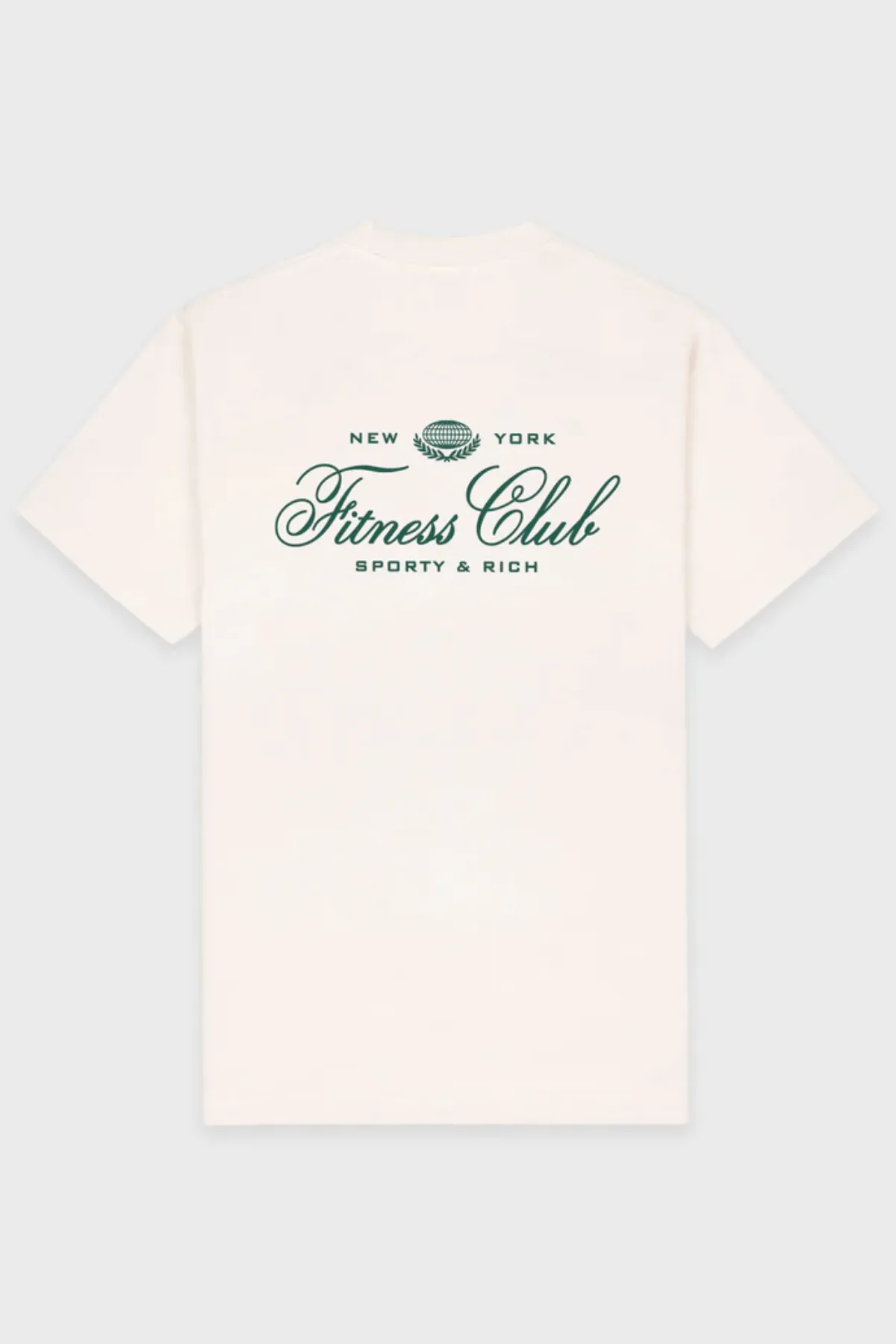 Womens Sporty & Rich Sporty & Rich Fitness World T-Shirt - Cream/ Alpine