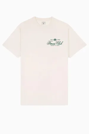 Womens Sporty & Rich Sporty & Rich Fitness World T-Shirt - Cream/ Alpine