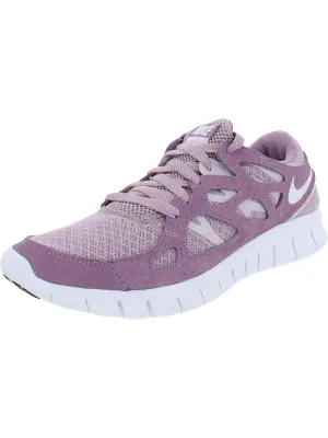 Womens Suede Fitness Running Shoes
