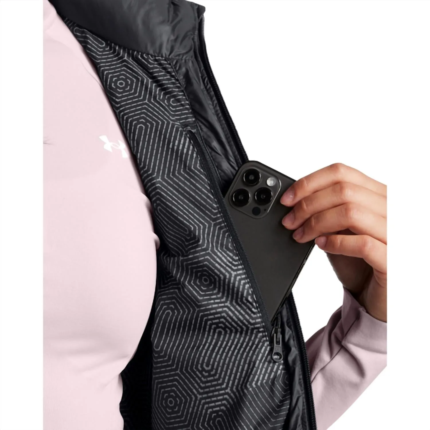 Women's Ua Legend Down Vest In Black