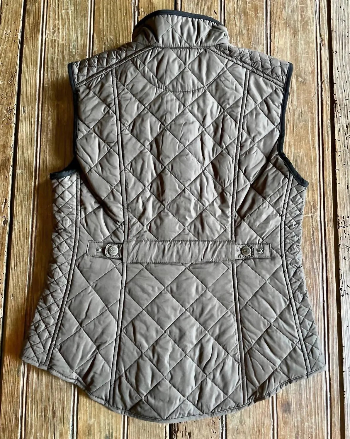 Women's Vista Quilted Vest In Dark Grey