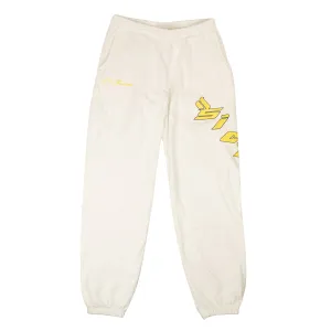 X 375 White And Yellow Logo Sweatpants