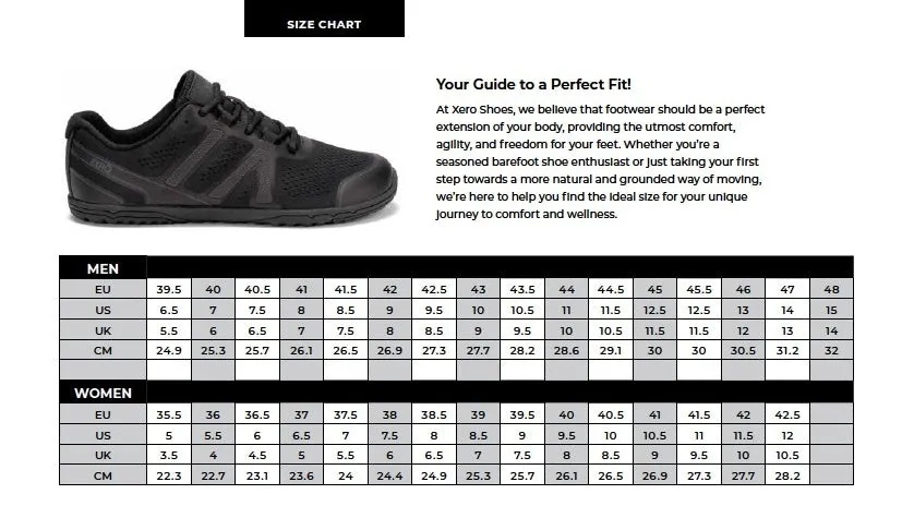 Xero HFS 2 Men's Black Asphalt