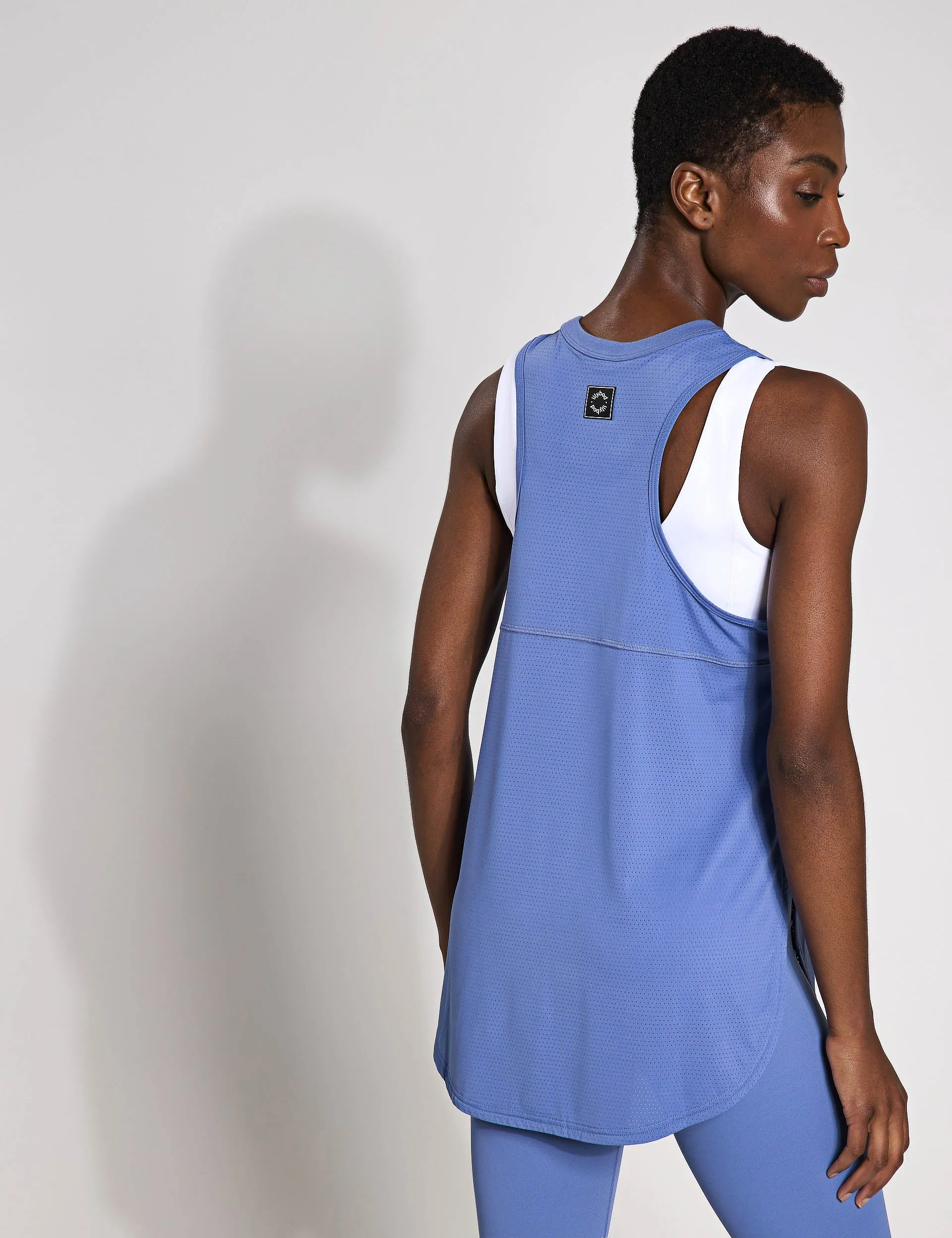 Zela Tank Top - Dusty Blue